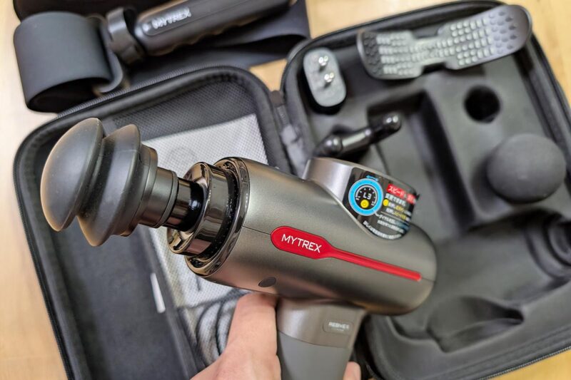 MYTREX 手圧変動マッサージガン「REBIVE2」